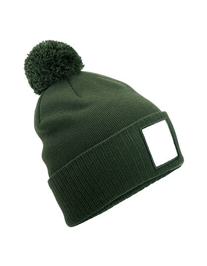 Appliqué Patch Pom Beanie (CB338R)