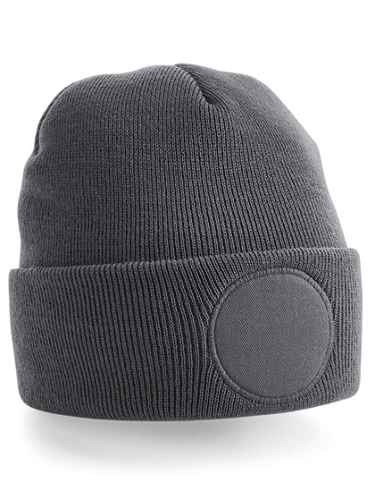 Circular Patch Beanie (CB446)