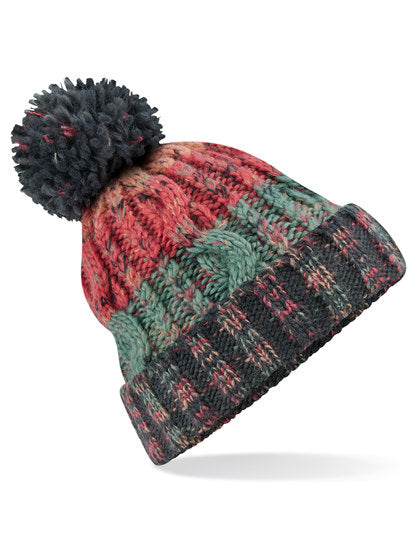Corkscrew Pom Pom Beanie (CB486)