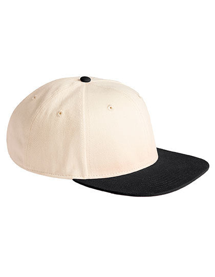 Contrast Flat Peak 6 Panel Cap (CB662)