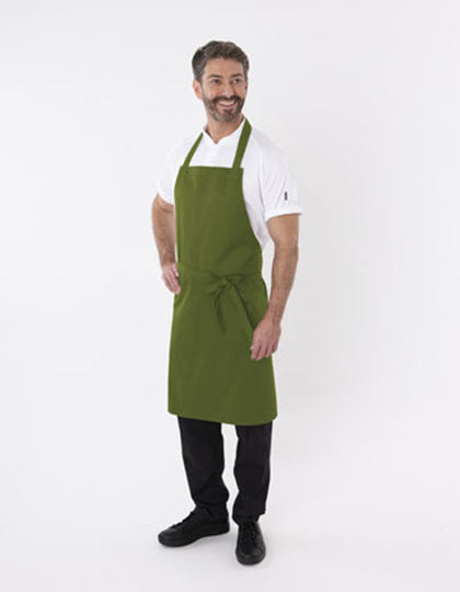 Bib Apron With Adjustable Halter (DL010)
