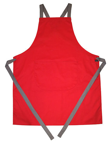 Apron With Grey Ties Crossover (DL130)