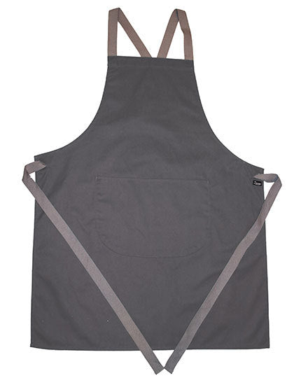 Apron With Grey Ties Crossover (DL130)