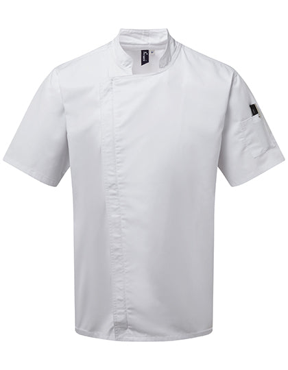 Chef´s Zip-Close Short Sleeve Jacket (PW906)