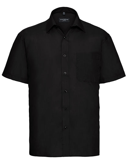 Men´s Short Sleeve Poly-Cotton Easy Care Poplin Shirt (Z935)