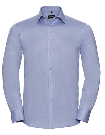 Men´s L/S Herringbone Shirt (Z962)