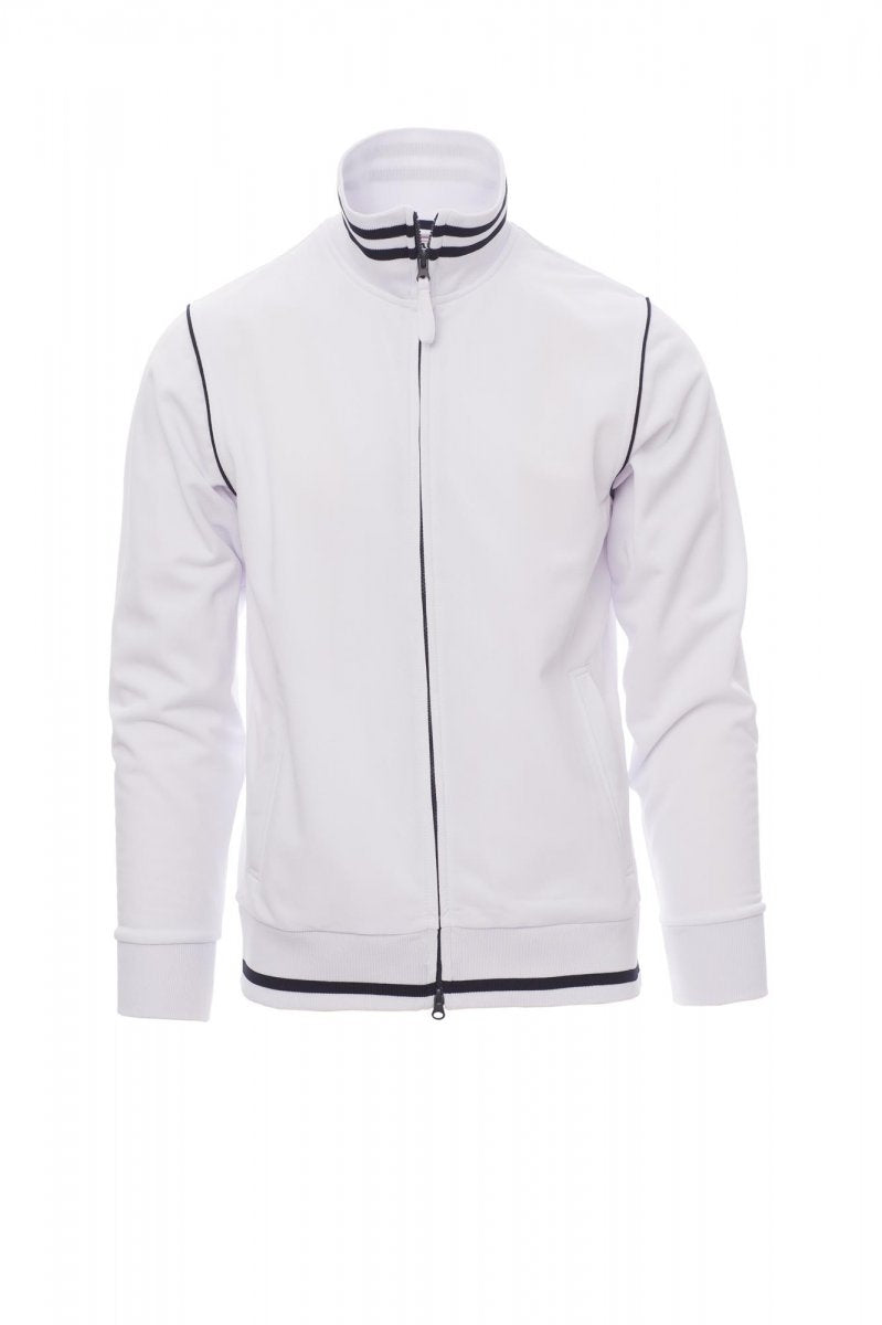 Payper DERBY Full Zip – Weiss/Marineblau