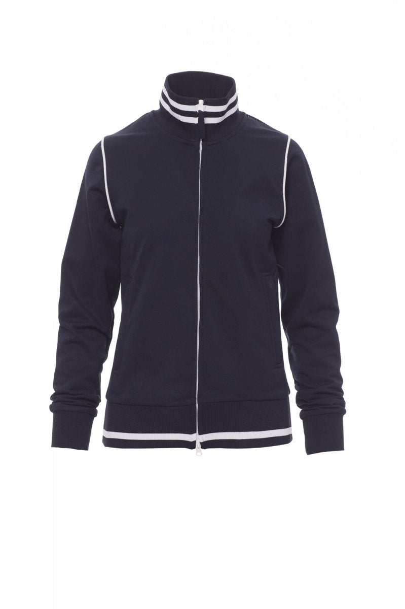 Payper DERBY LADY Full Zip – Marineblau/Weiss