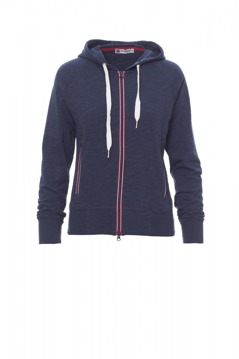 Payper FREESTYLE LADY Full Zip Con Cappuccio – Denimblau