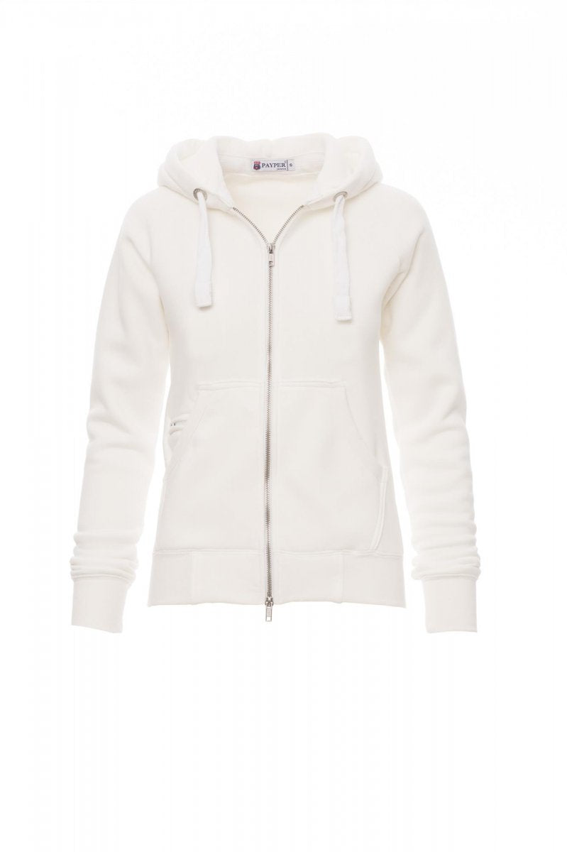 Payper URBAN LADY Full Zip Con Cappuccio – Weiss Meliert
