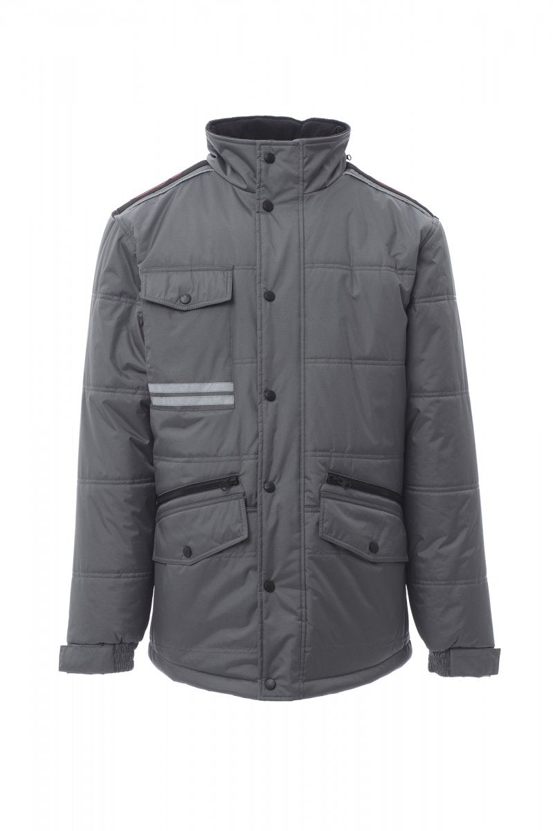 Payper FIGHTER FX MID Imbottito Lunghezza 3/4 – Rauchgrau/Schwarz