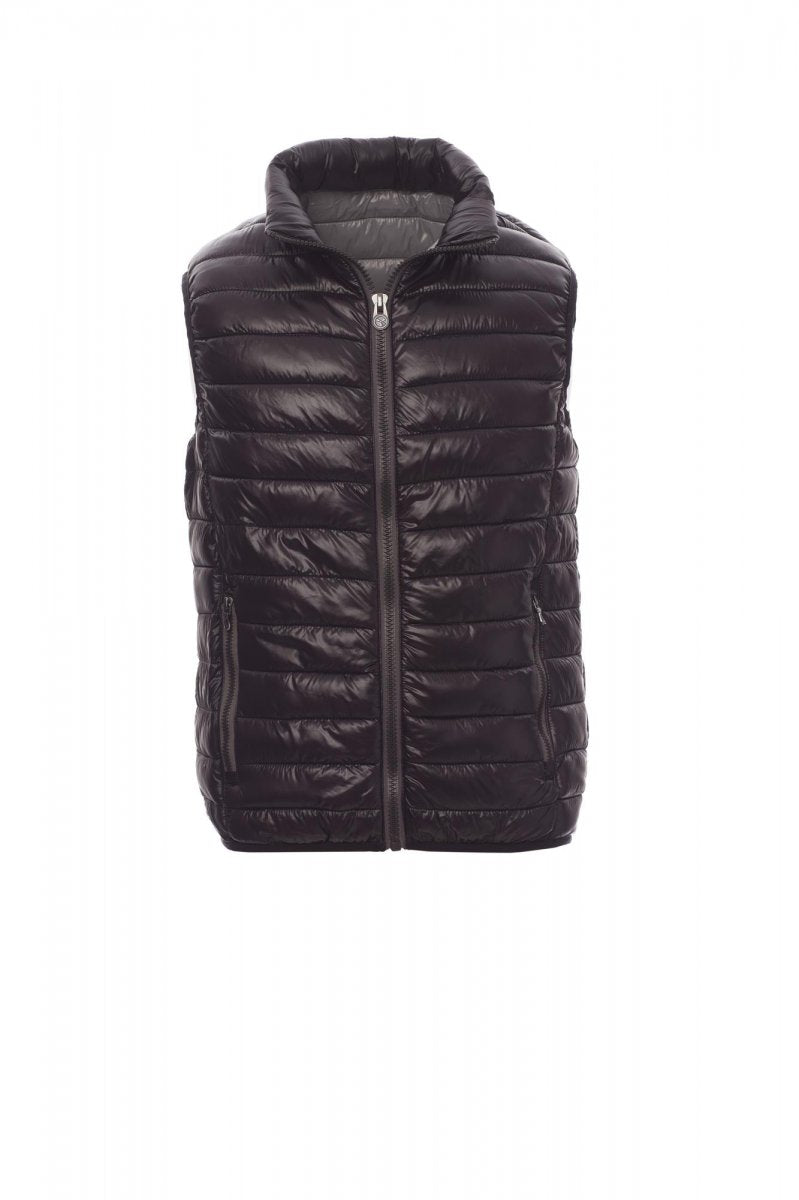 Payper CASUAL Imbottito Senza Maniche, Piumino Synth – Schwarz/Grau