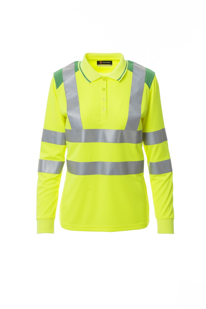 Payper GUARD+WINTER LADY Langärmelig – Fluogelb/Geleegrün