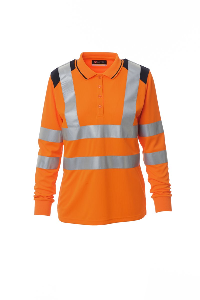 Payper GUARD+WINTER LADY Langärmelig – Fluoorange/Marineblau