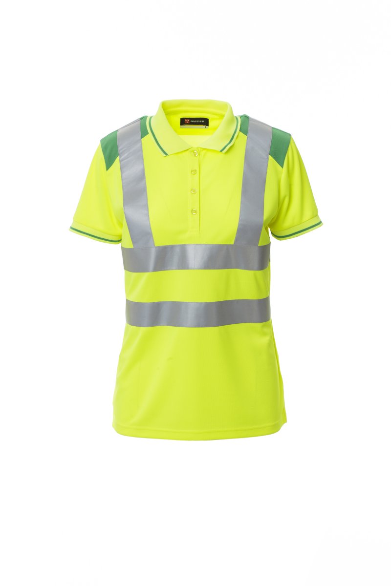 Payper GUARD+LADY Kurzärmelig – Fluogelb/Geleegrün
