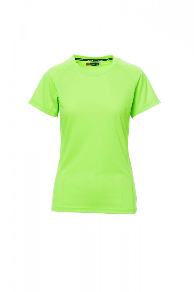 Payper RUNNER LADY Kurzärmelig – Fluogrün