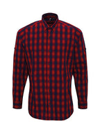 Men´s Mulligan Check Cotton Long Sleeve Shirt (PW250)