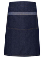 Domain Contrast Denim Waist Apron (PW128)