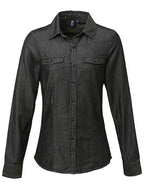Women´s Jeans Stitch Denim Shirt (PW322)