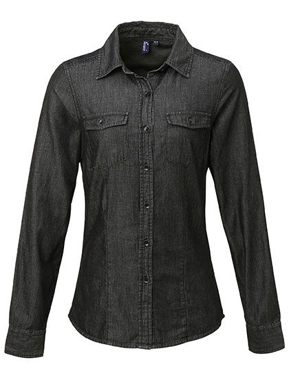 Women´s Jeans Stitch Denim Shirt (PW322)