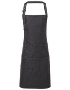 Jeans Stitch Denim Bib Apron (PW126)