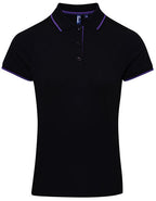 Women´s Contrast Coolchecker® Polo (PW619)