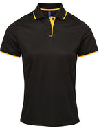 Women´s Contrast Coolchecker® Polo (PW619)