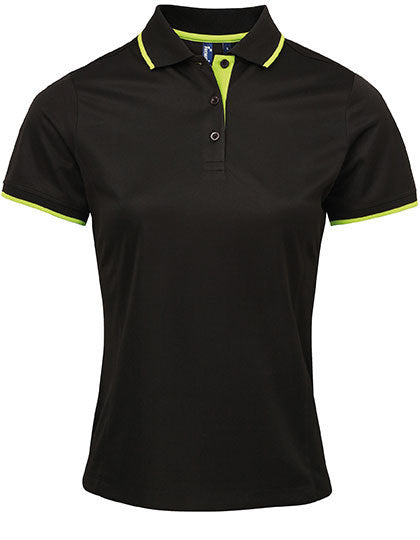 Women´s Contrast Coolchecker® Polo (PW619)