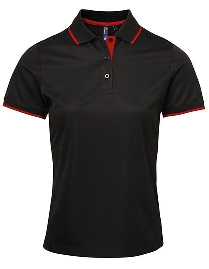 Women´s Contrast Coolchecker® Polo (PW619)
