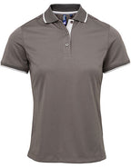 Women´s Contrast Coolchecker® Polo (PW619)