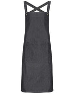 Cross Back Barista Bib Apron (PW129)