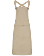 Cross Back Barista Bib Apron (PW129)