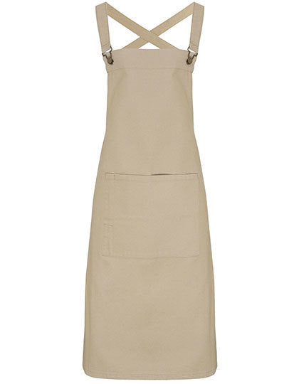 Cross Back Barista Bib Apron (PW129)