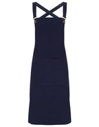Cross Back Barista Bib Apron (PW129)