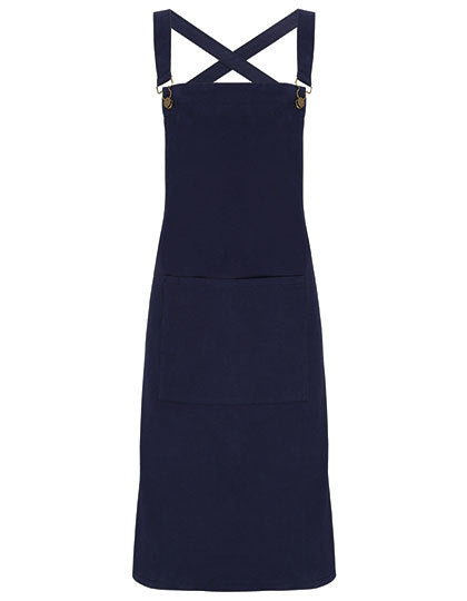 Cross Back Barista Bib Apron (PW129)