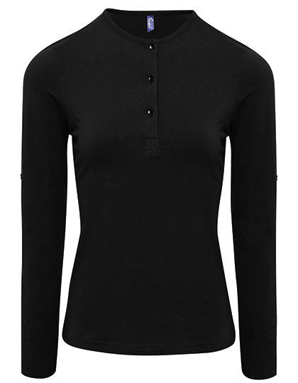 Women´s Long-John Roll Sleeve Tee (PW318)