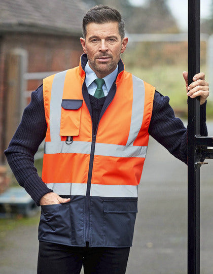 Hi-Vis Two-Tone Bodywarmer (YK005)