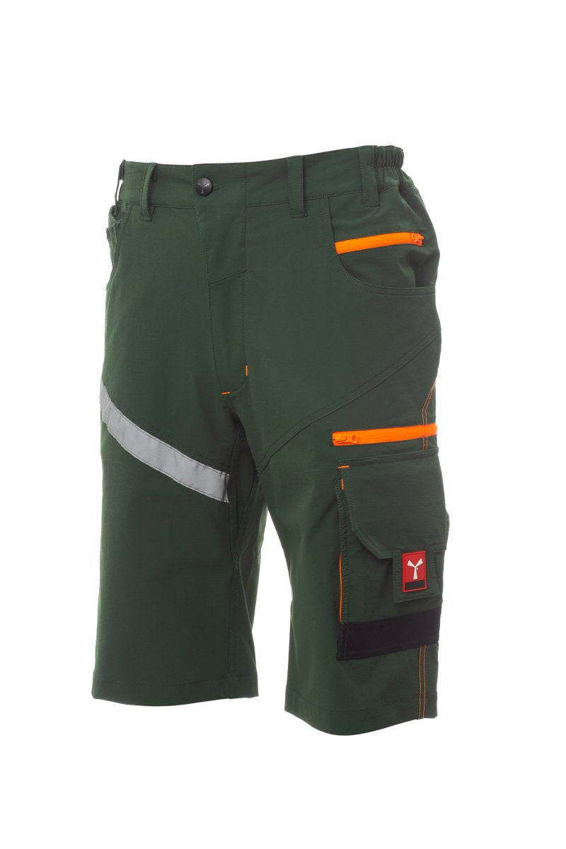 Payper NEXT 4W SHORTS Cargo – Waldgrün/Schwarz