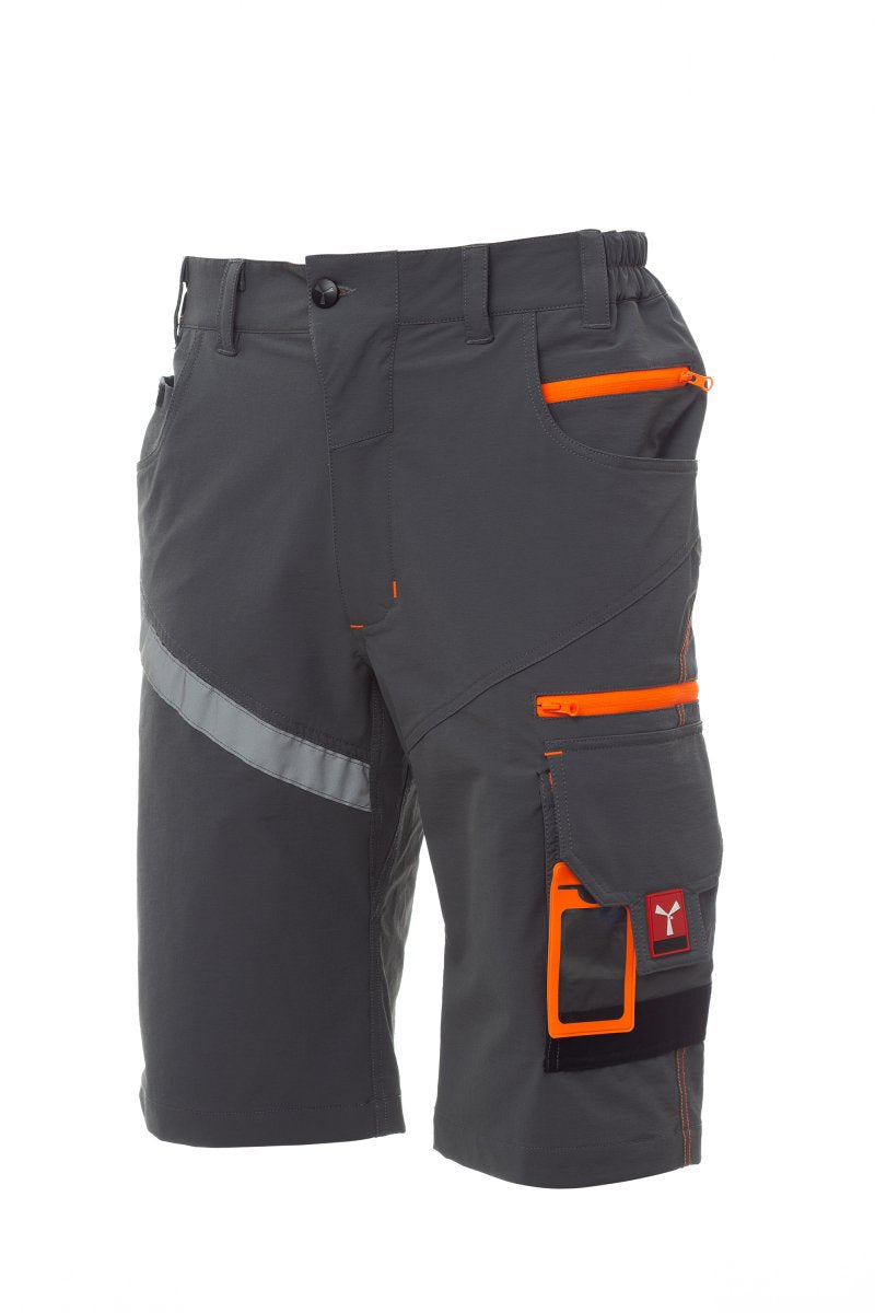 Payper NEXT 4W SHORTS Cargo – Rauchgrau/Schwarz