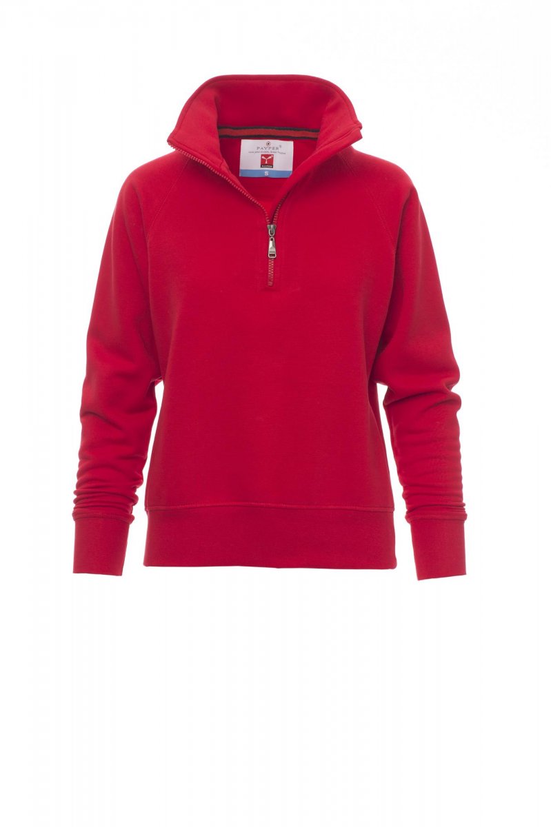 Payper MIAMI+LADY Halb Zip – Rot