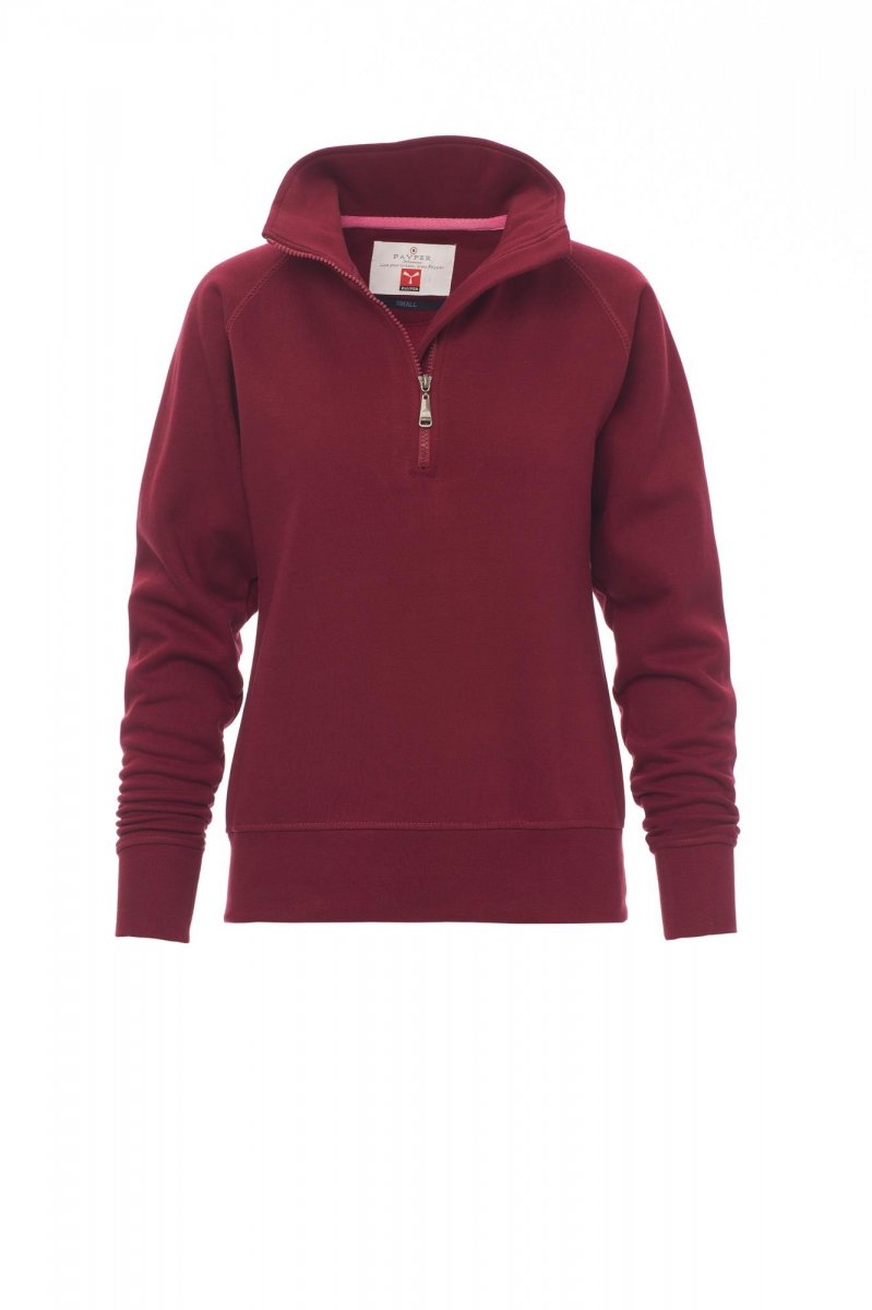 Payper MIAMI+LADY Halb Zip – Bordeaux