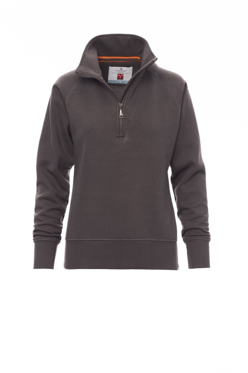 Payper MIAMI+LADY Halb Zip – Rauchgrau