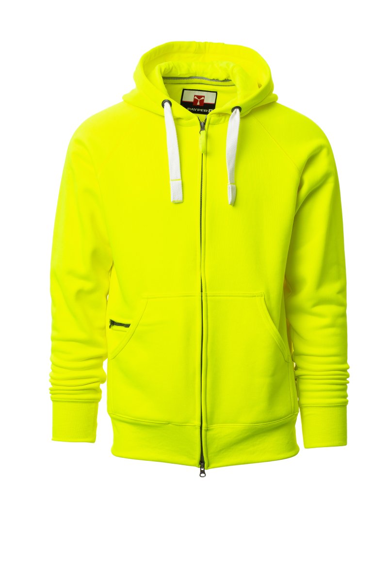 Payper DALLAS+ Full Zip Con Cappuccio – Fluogelb