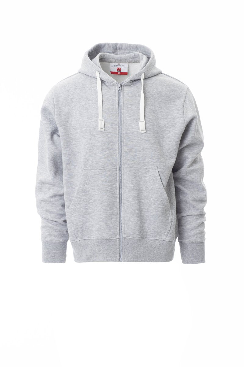 Payper PORTLAND Full Zip Con Cappuccio – Grau Meliert