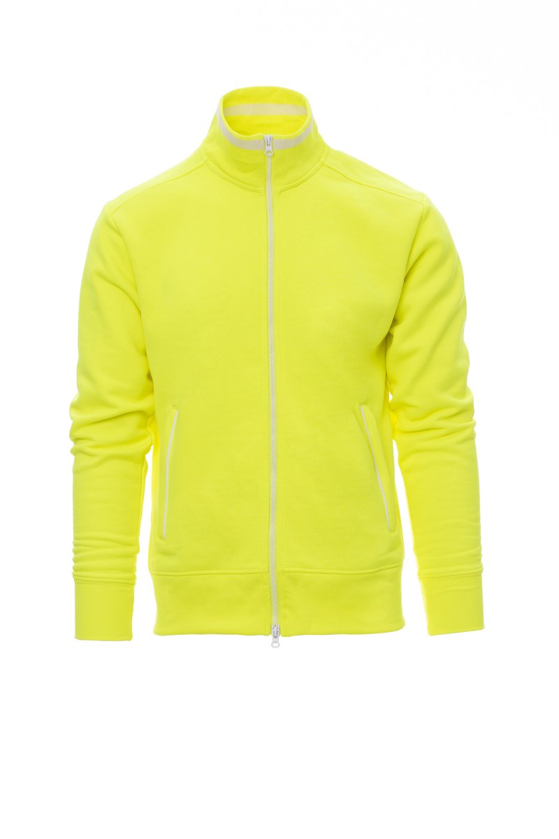 Payper SYDNEY Full Zip – Fluogelb/Weiss