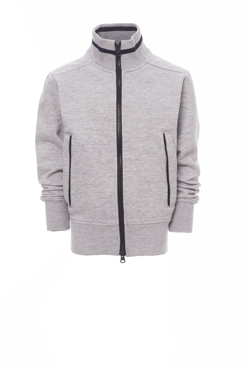 Payper JUNIOR+ Full Zip – Grau Meliert/Marineblau