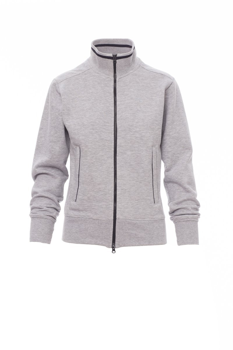 Payper MELBOURNE Full Zip – Grau Meliert/Marineblau