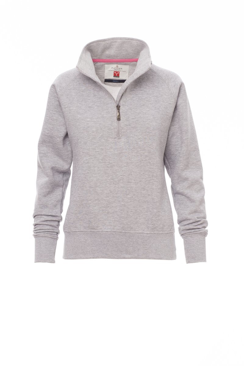 Payper MIAMI+LADY Halb Zip – Grau Meliert