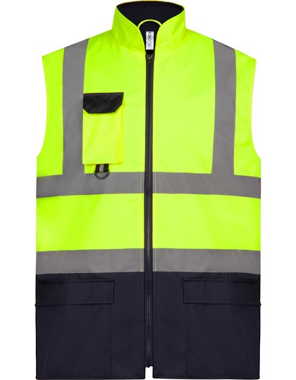 Hi-Vis Two-Tone Bodywarmer (YK005)