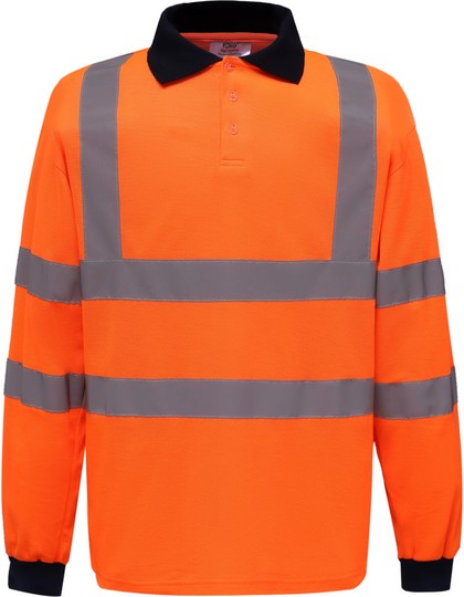 Hi-Vis Long Sleeve Polo (YK310)